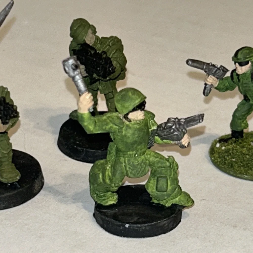 Ral Partha Citadel Metal Miniature Lot Of‎ Marine Army Soldiers